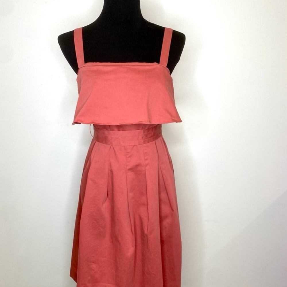 ANTONIO MELANI Coral Midi Dress